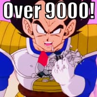 超过 9000